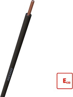 NEXANS VD-draad zwart H07V-U 1.5mm2/100mtr.