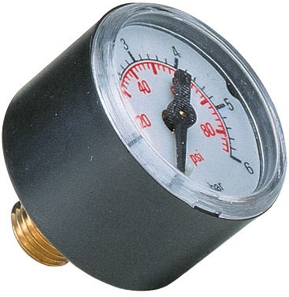 GAV Manometer 1/4 bu.dr. achter