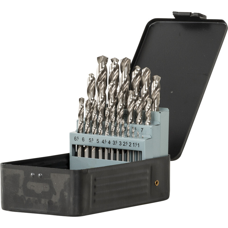 HARKEMA Spiraalborenset DIN338 HSS-G 25dlg