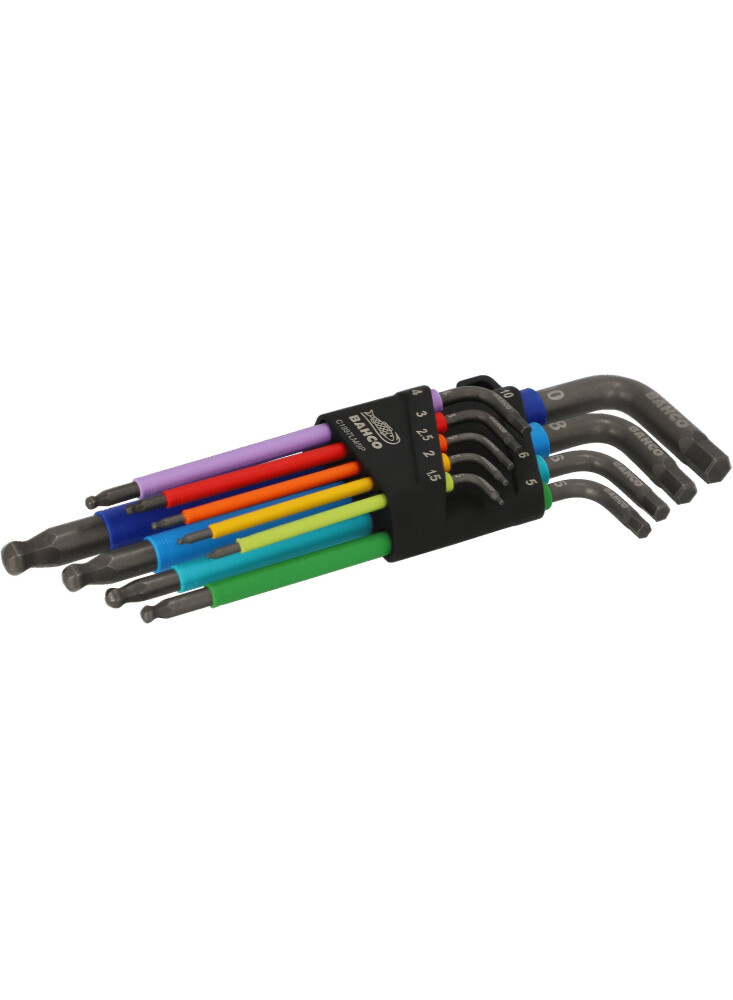 BAHCO Inbussleutelset gekleurd 1.5-10mm