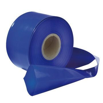 HWA tijdelijke folie slurf 100mmx100m blauw