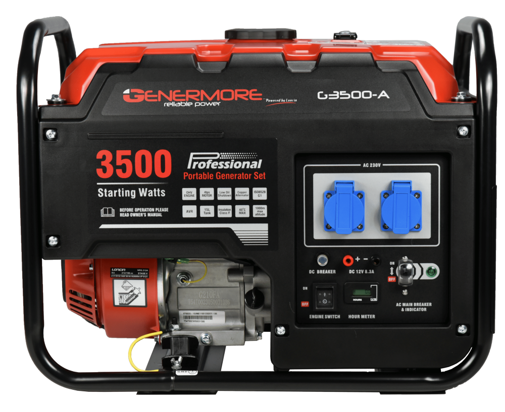 GENERMORE Stroomgenerator 3100W G3500-A