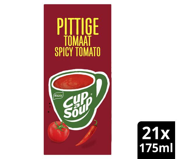 Cup a soup 21 zakjes pittige tomaat