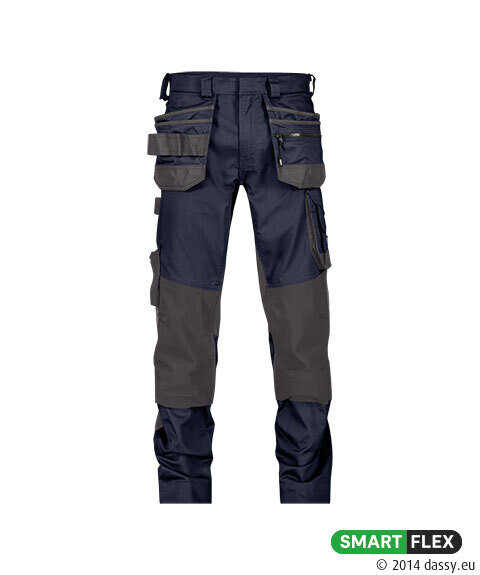 DASSY FLUX NEXT Werkbroek navy/antra.grijs 63