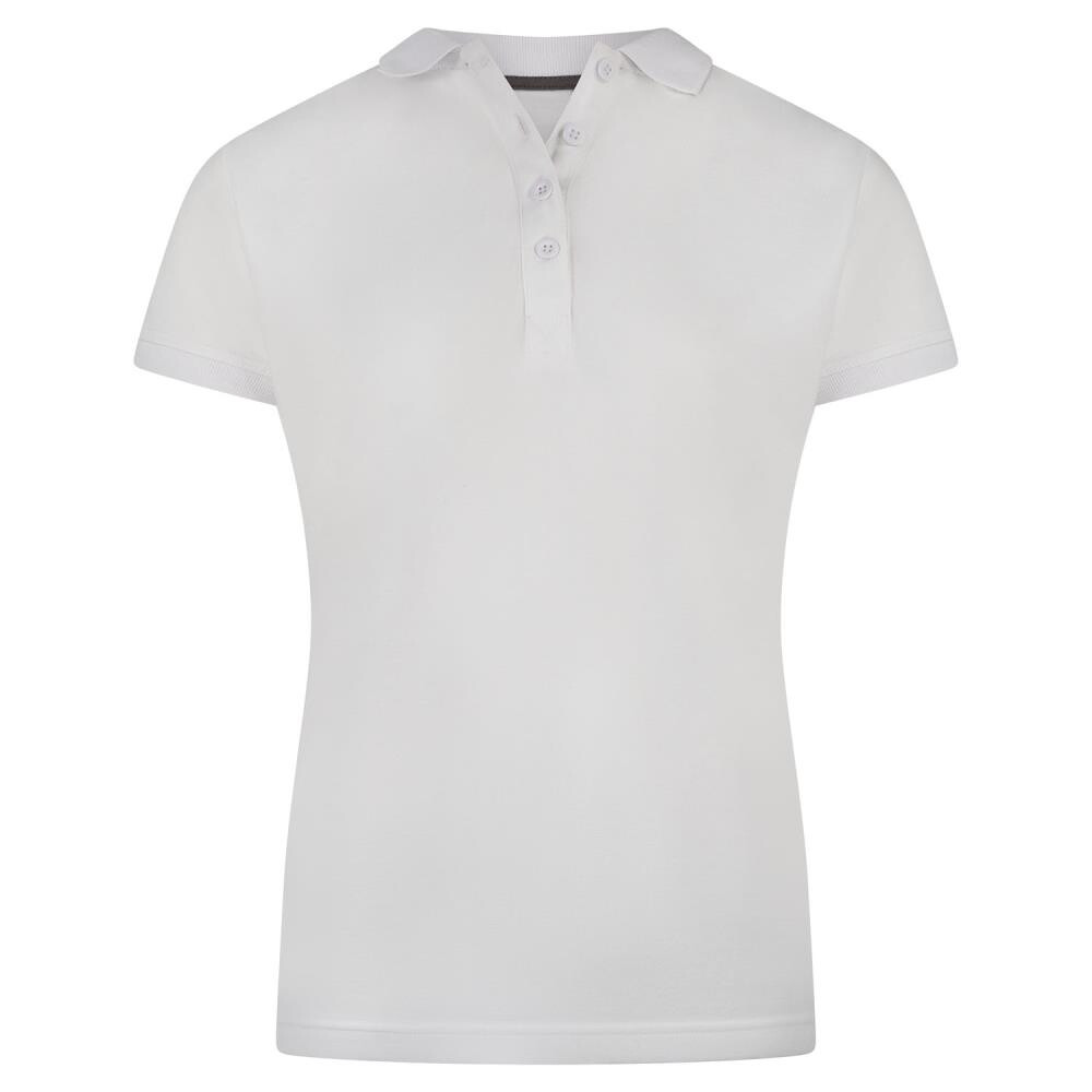 BASICS JESSIE Poloshirt dames wit 4XL