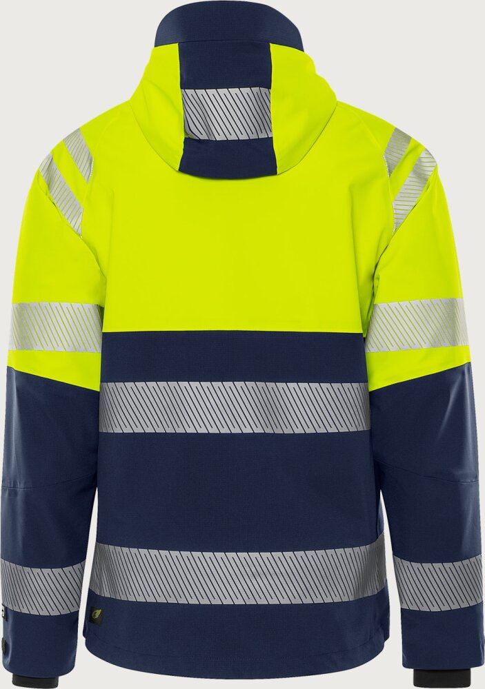 FRISTADS Highvis Green stretch shelljack kl.2 4690 GLS S