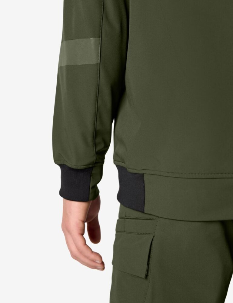 FHB FALKO Softshelljas olijfgroen 5XL