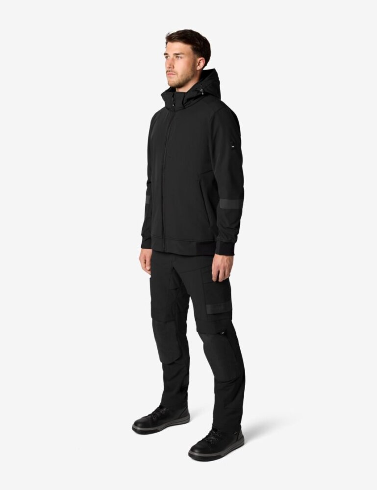 FHB FALKO Softshelljas zwart XL
