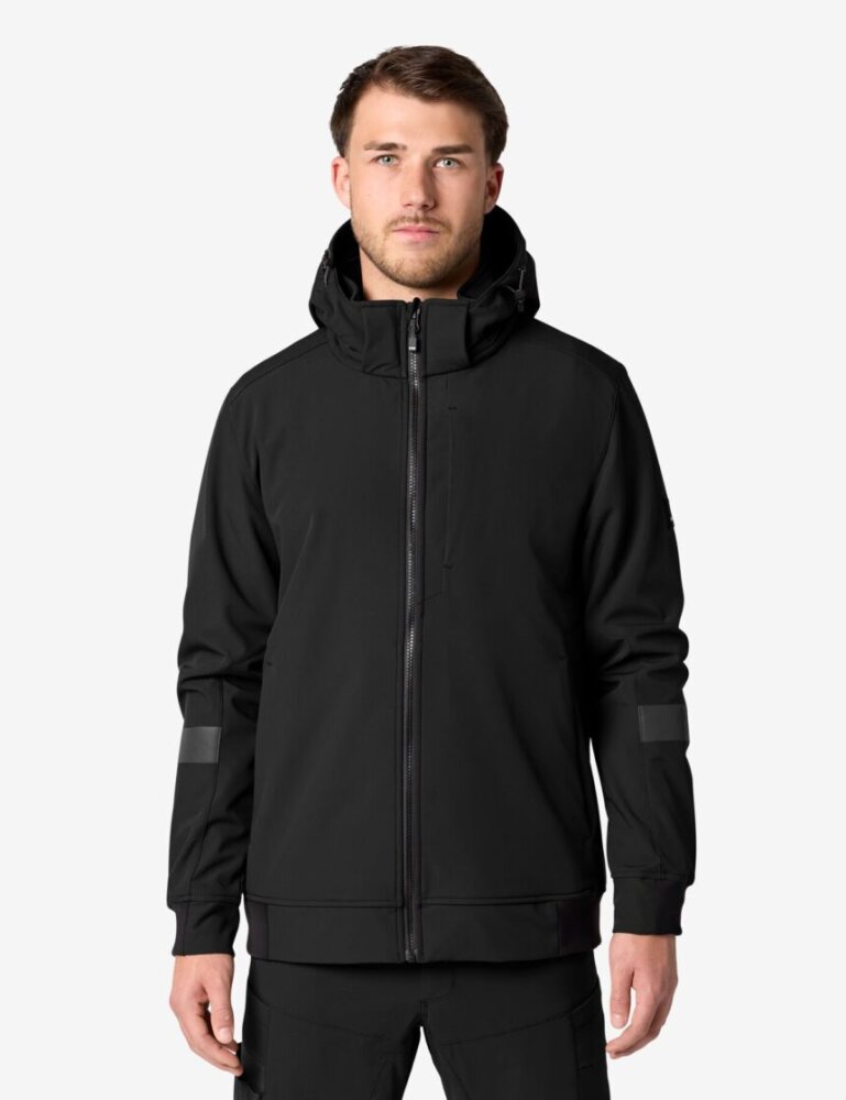 FHB FALKO Softshelljas zwart XL