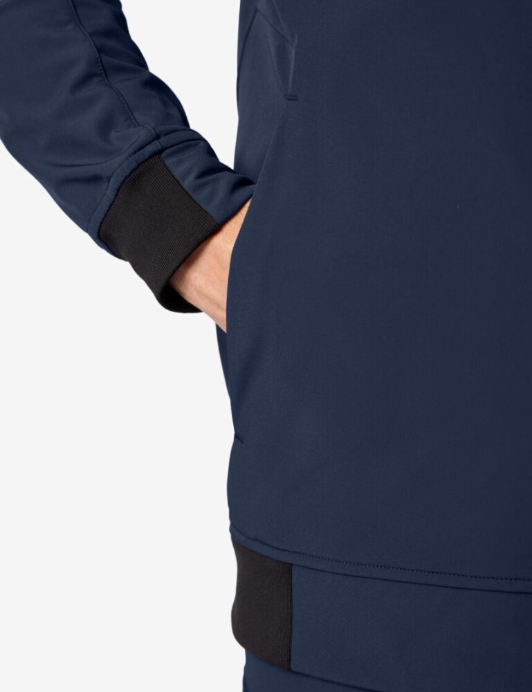 FHB FALKO Softshelljas marineblauw 4XL