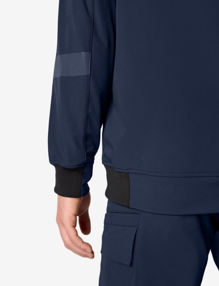 FHB FALKO Softshelljas marineblauw 4XL