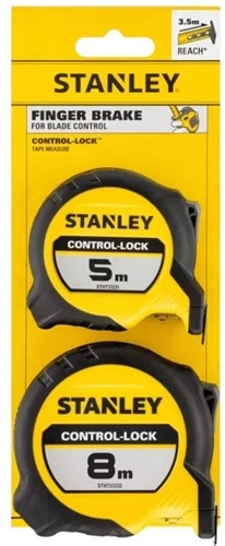 STANLEY Rolbandmaten Duopack Control-Lock