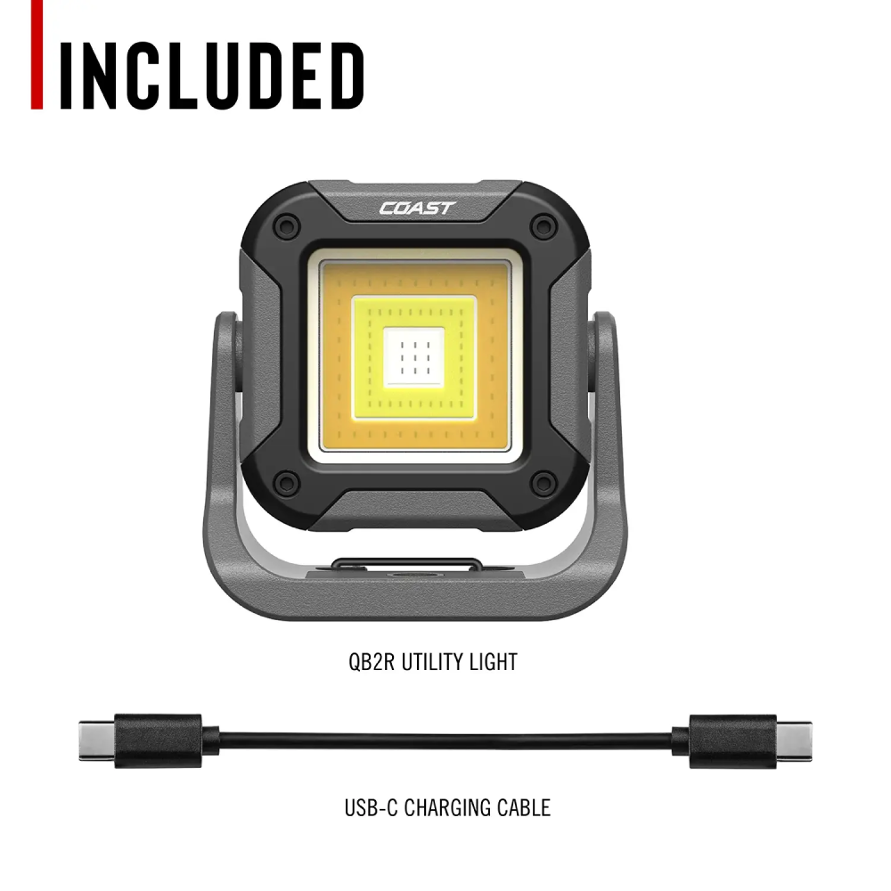 Coast Werklamp QB2R 2000 lm voice control