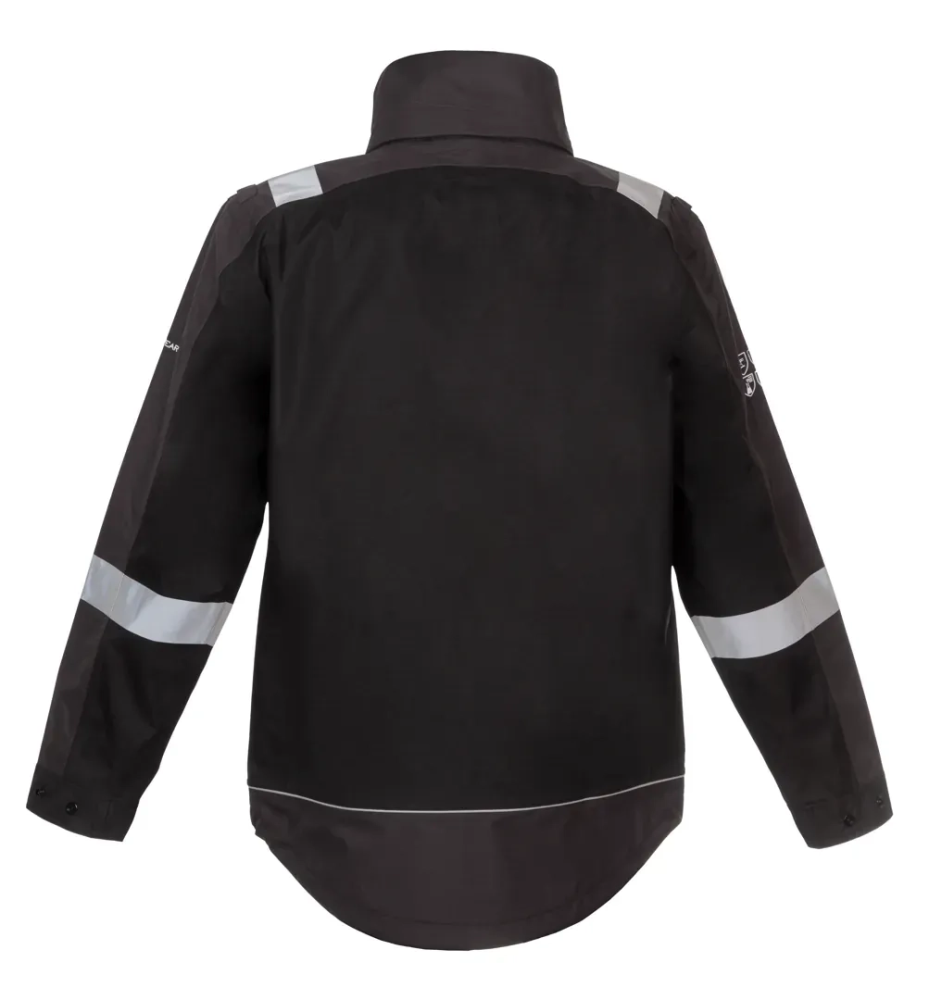 HYDROWEAR Parka Jameson multistr. zwart/grijs XL