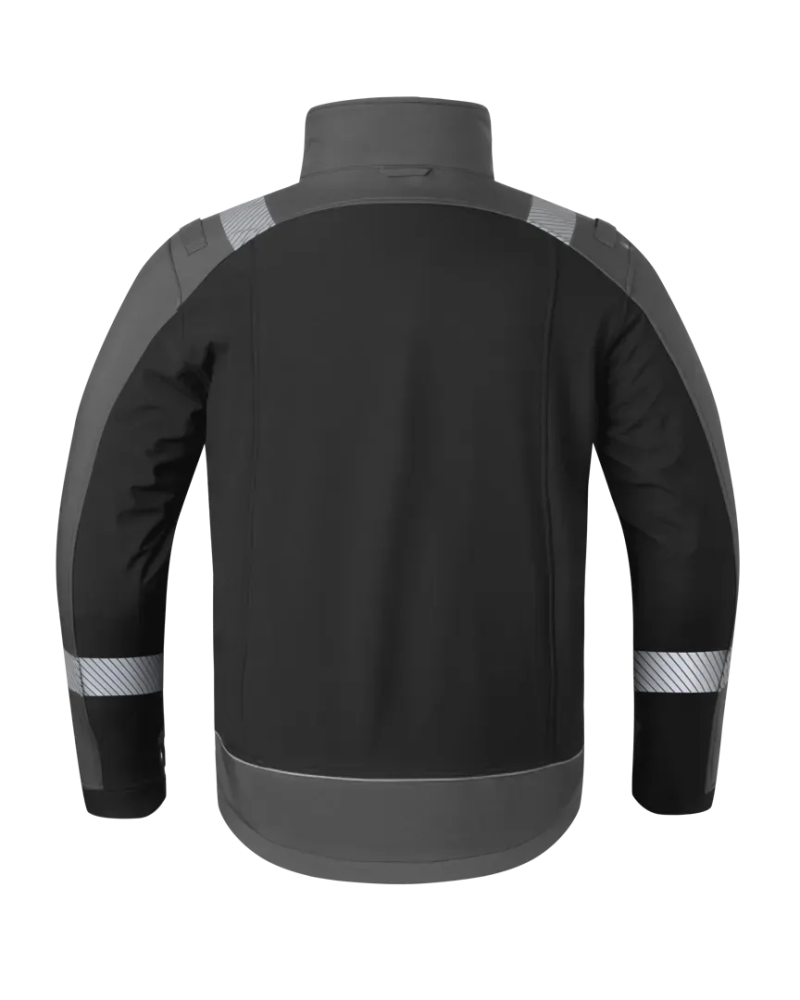HYDROWEAR Softshell Jefferson multistr. zwart/grijs XS