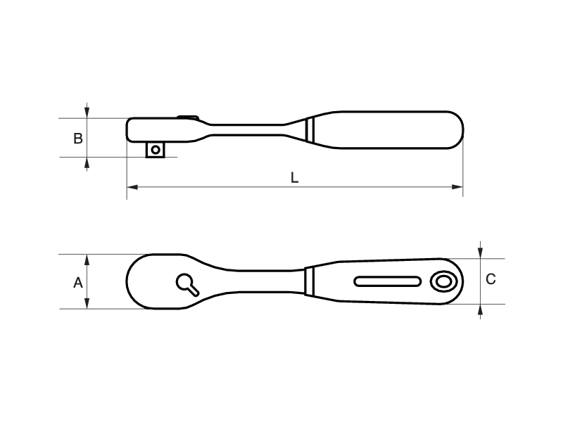 BAHCO Ratel 1/2'' 8150QR