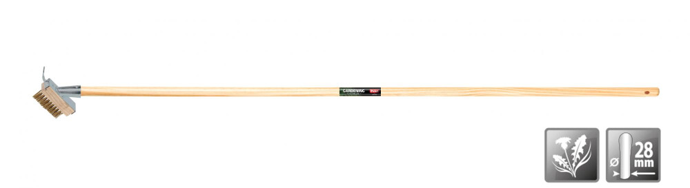 POLET Voegenborstel + klauw met steel 150cm