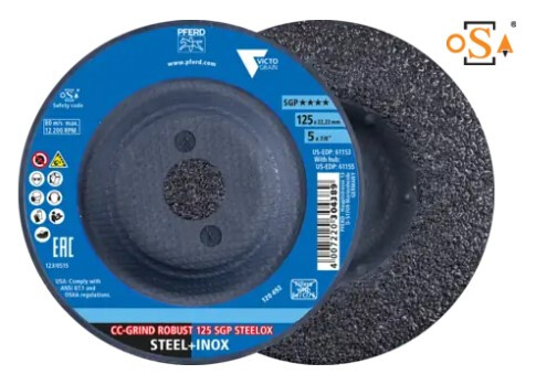 PFERD CC-GRIND-ROBUST 125 SGP STEELOX