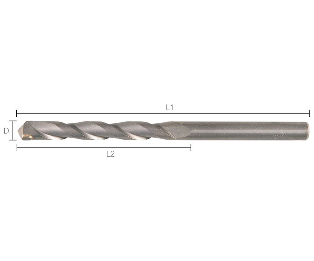 HARKEMA Betonboor 4.0x75 HM cilindrisch