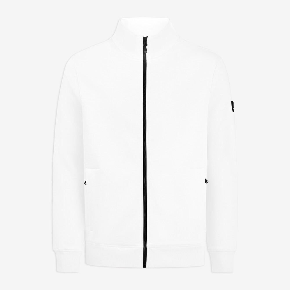 FHB EUGEN Sweatjack zip wit M