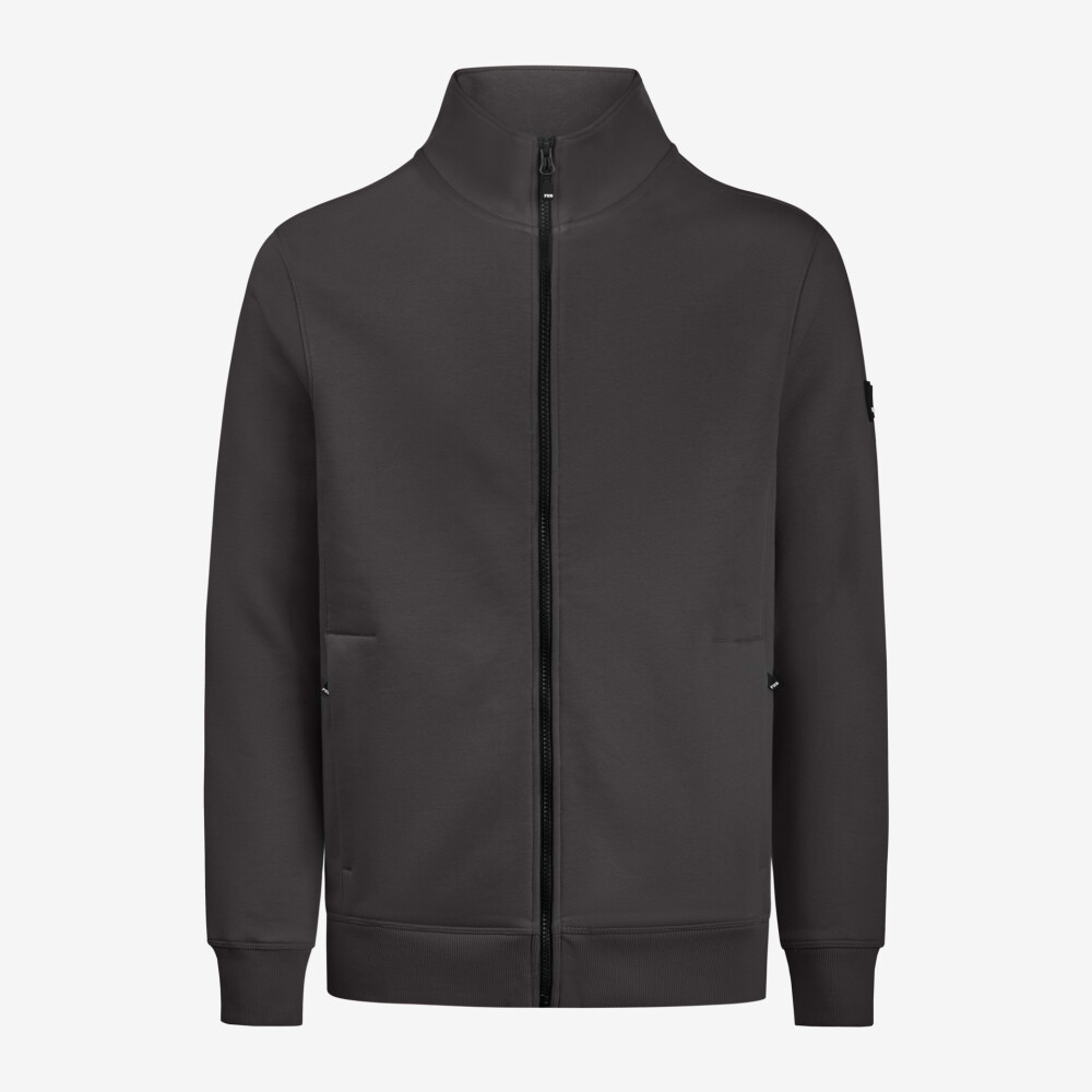FHB EUGEN Sweatjack zip antraciet XS