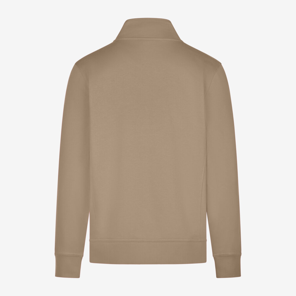 FHB EUGEN Sweatjack zip beige XL