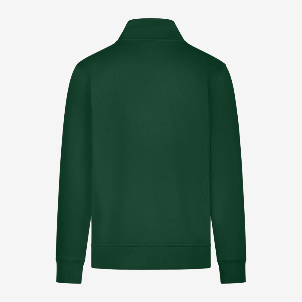 FHB EUGEN Sweatjack zip groen 4XL