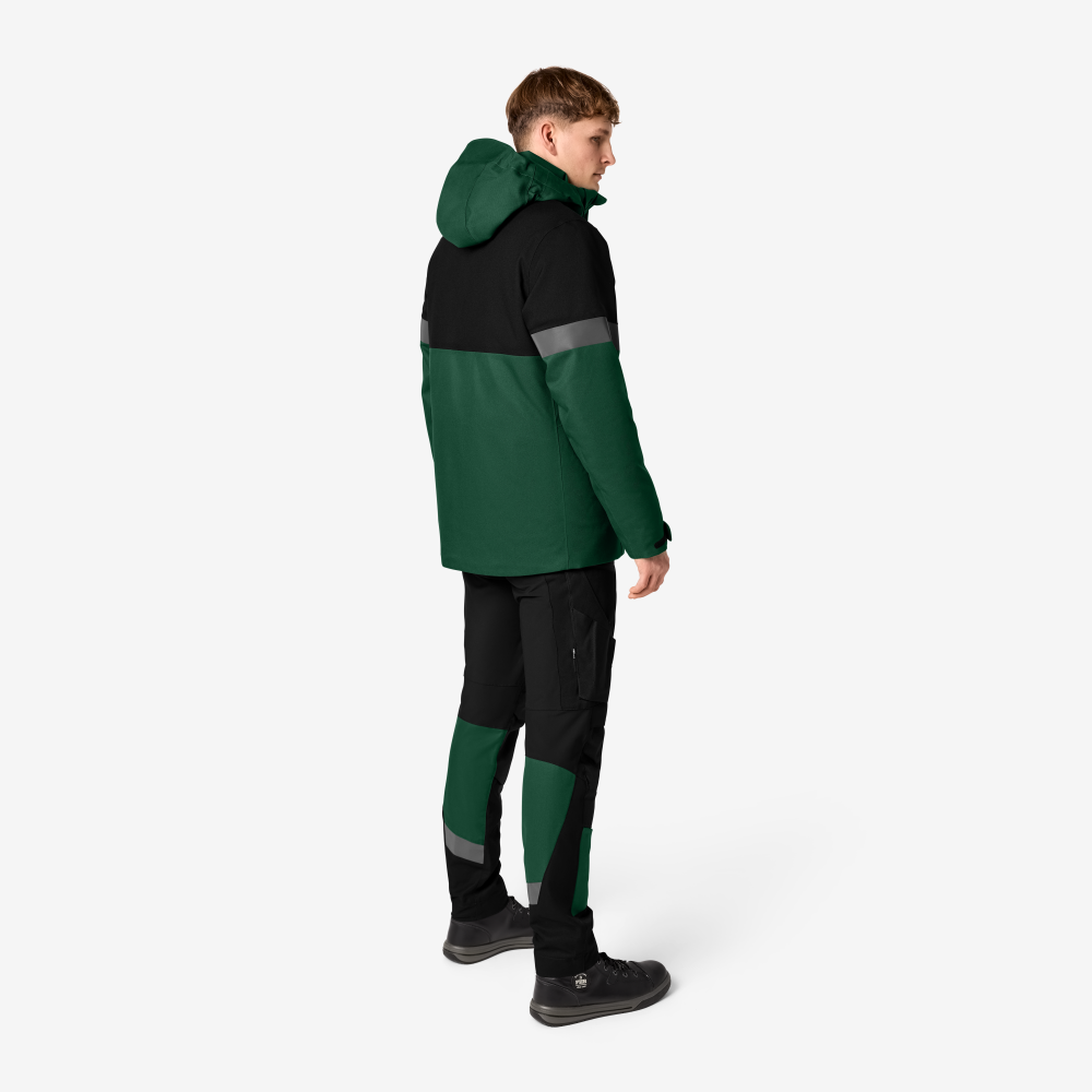 FHB ADRIAN Winterjack groen/zwart XS