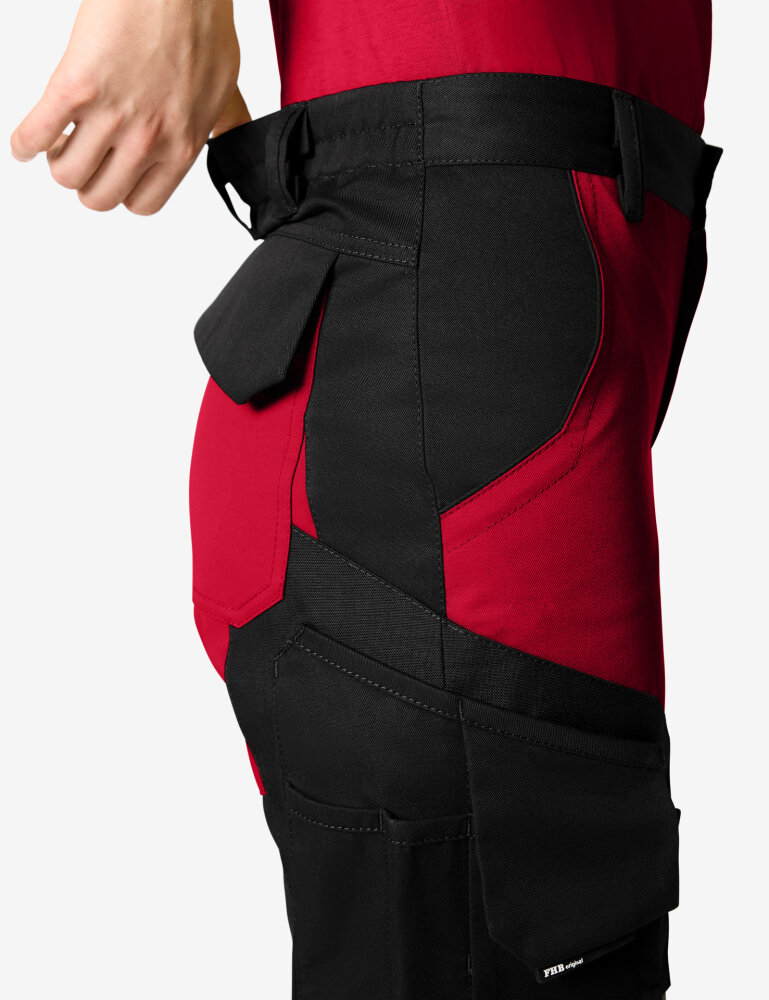FHB ANNI Bermuda rood/zwart 44