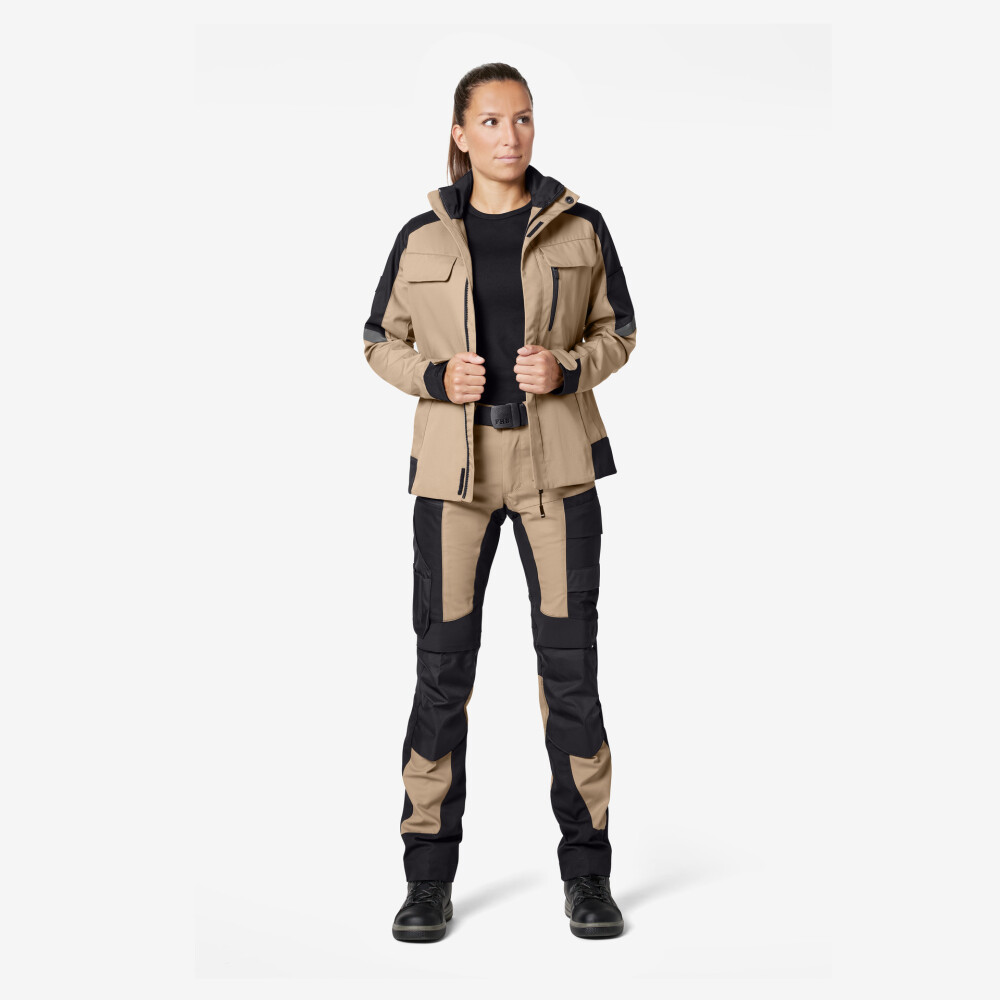 FHB ANDREA Werkjas dames beige/zwart XS