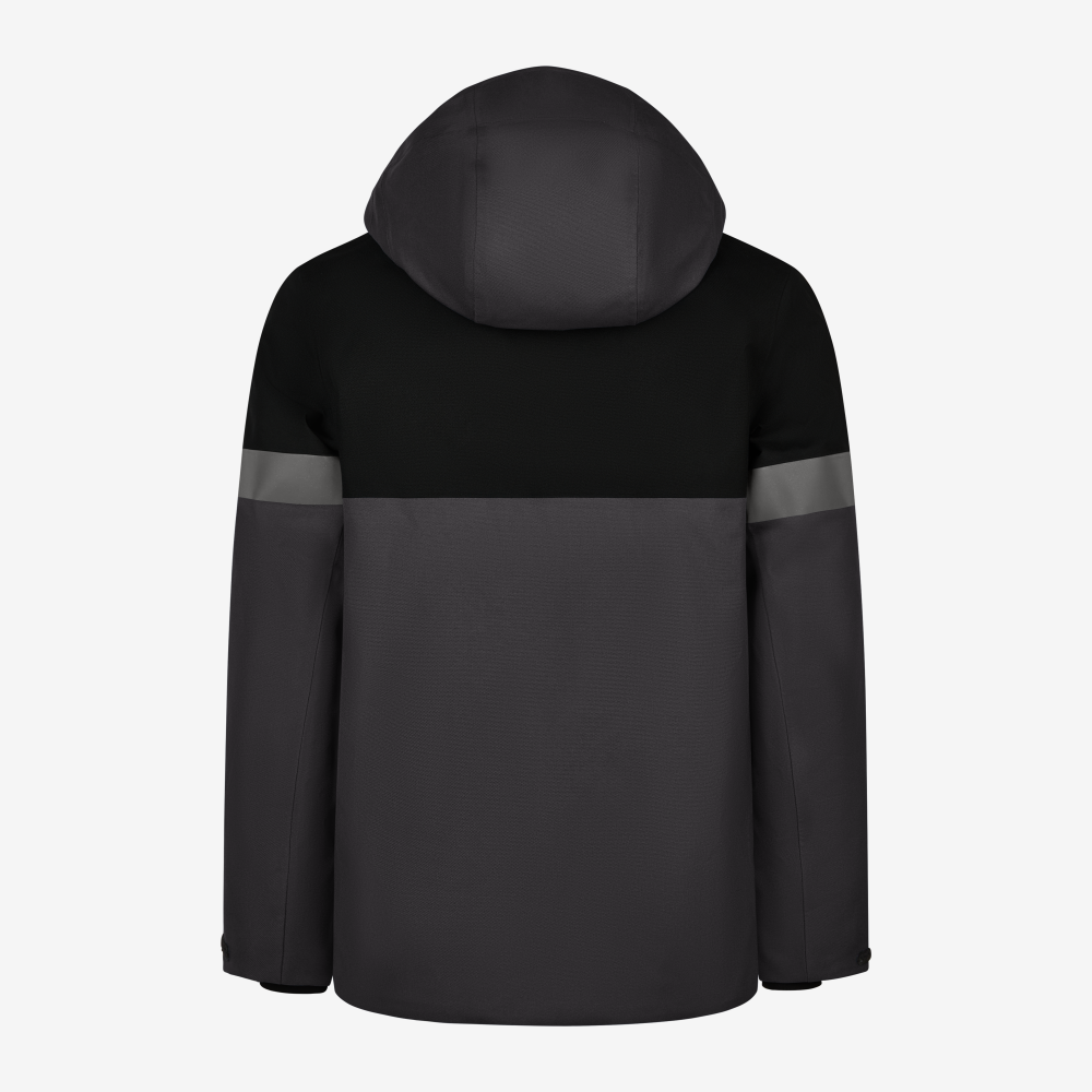 FHB ADRIAN Winterjack antraciet/zwart 4XL
