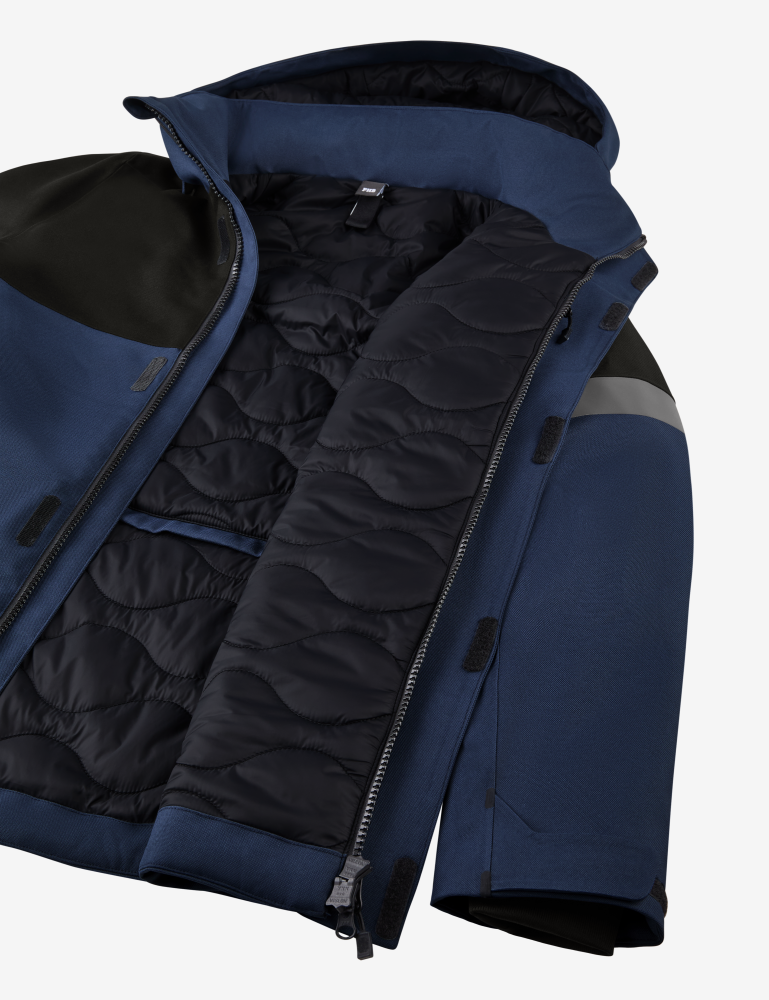 FHB ADRIAN Winterjack marineblauw/zwart S