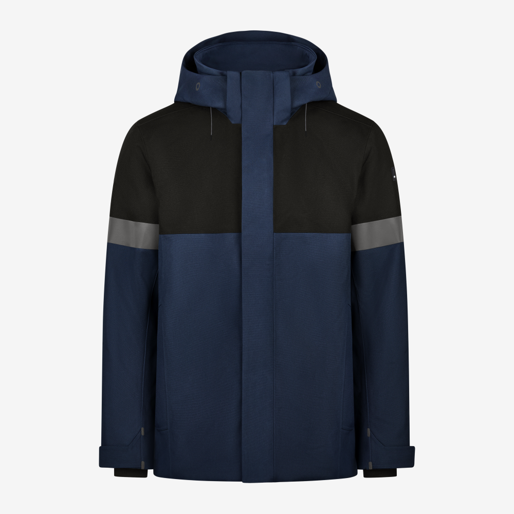 FHB ADRIAN Winterjack marineblauw/zwart S