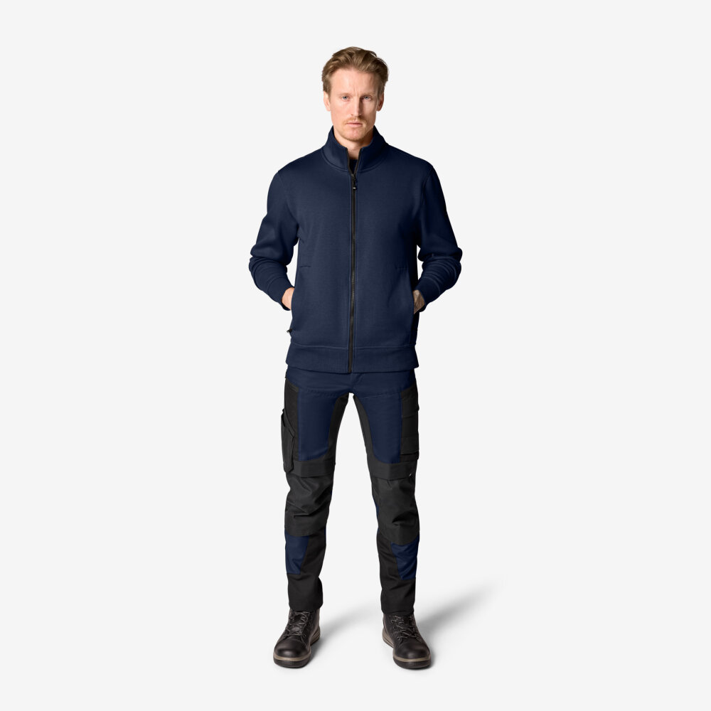 FHB EUGEN Sweatjack zip navy S