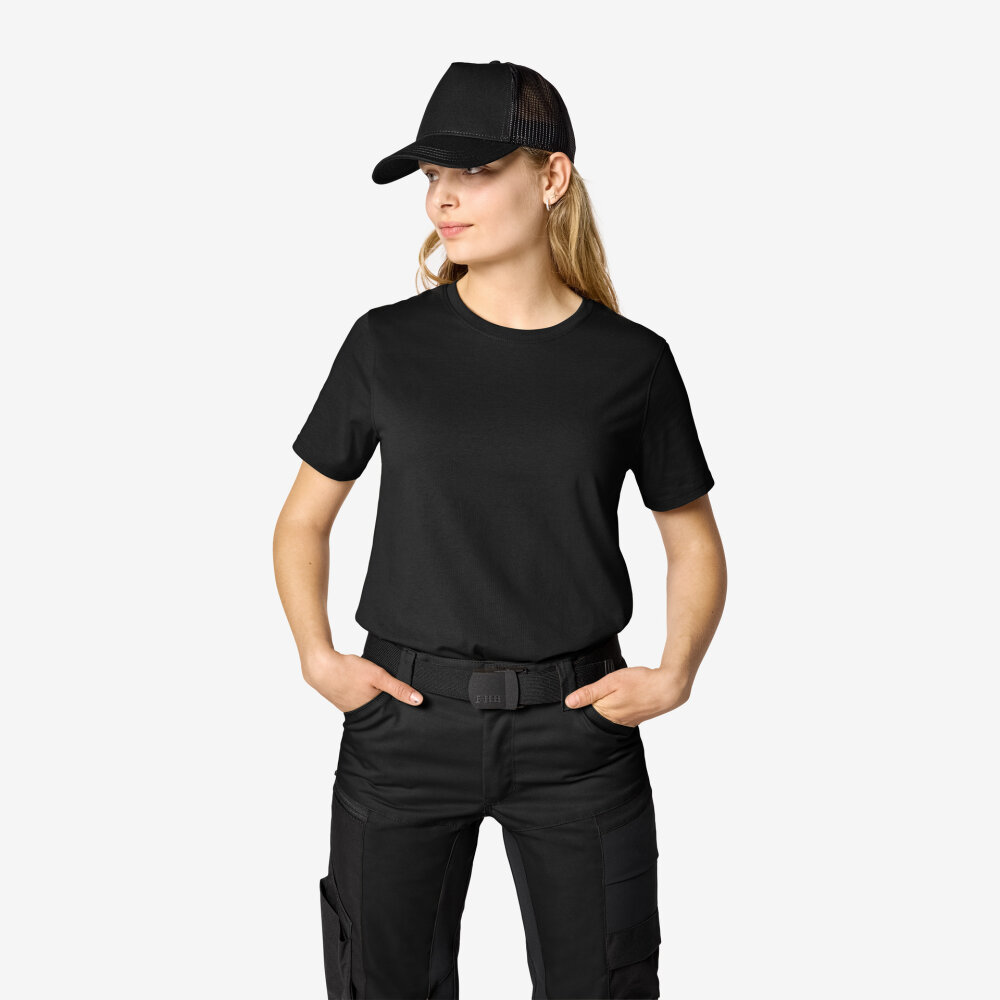 FHB MELANIE T-shirt dames zwart 5XL