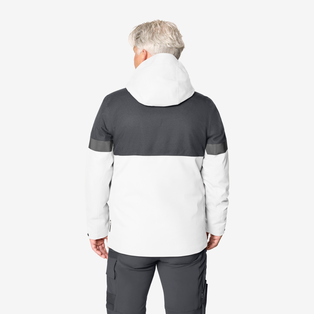 FHB ADRIAN Winterjack wit/antraciet L