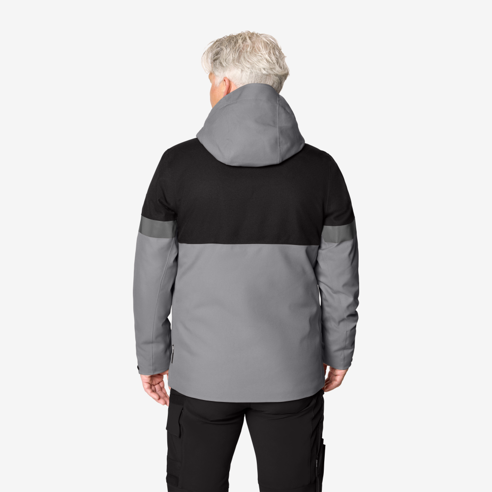 FHB ADRIAN Winterjack grijs/zwart S