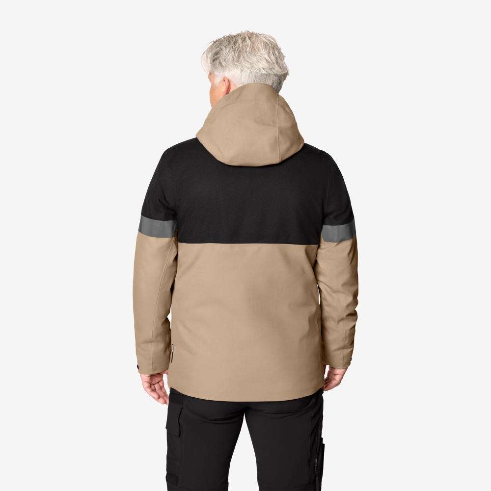 FHB ADRIAN Winterjack beige/zwart L