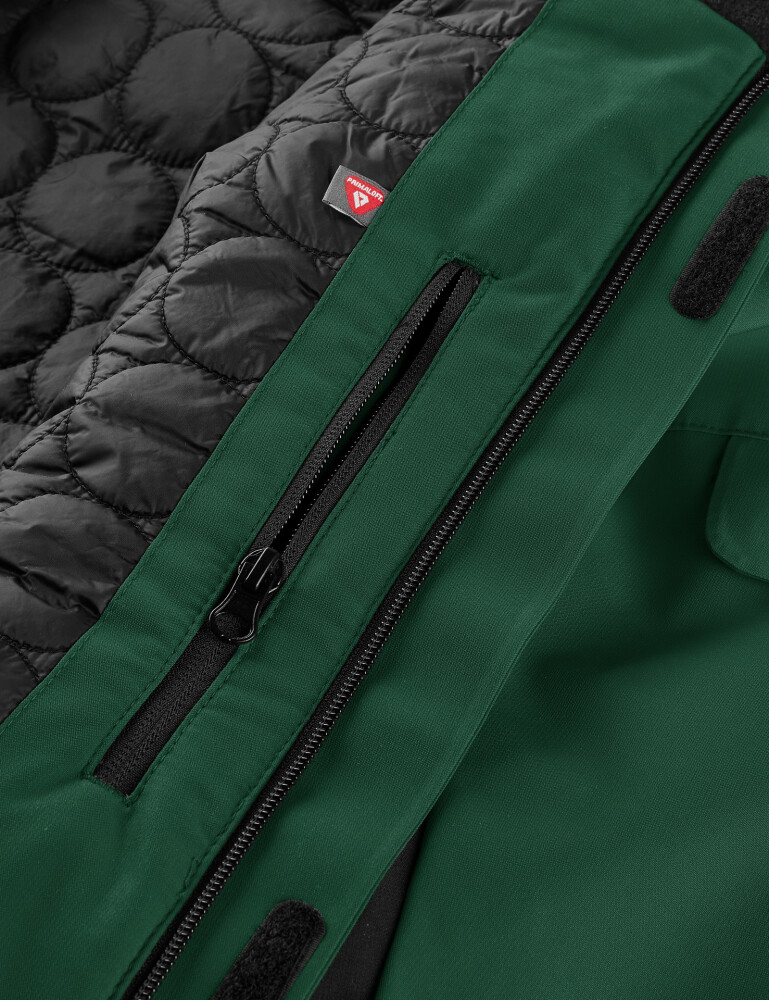 FHB GEORG Jas primaloft groen/zwart XS