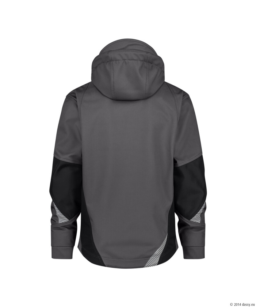 DASSY GRAVITY NEXT Softshelljas antra./zw. XS