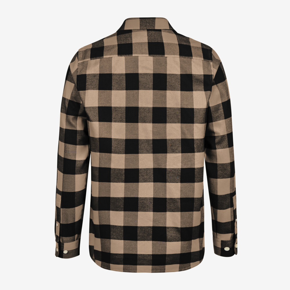 FHB HORST Overhemd beige/zwart 2XL