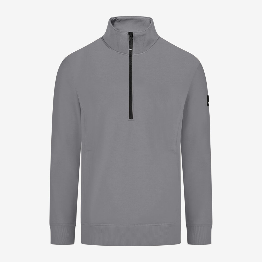 FHB KALLE Sweater zip grijs 4XL