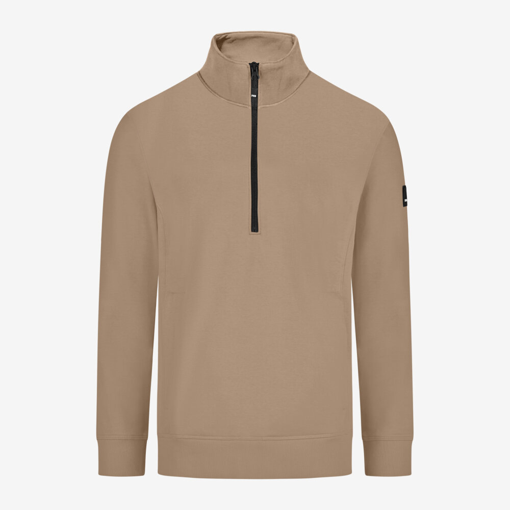 FHB KALLE Sweater zip beige 2XL