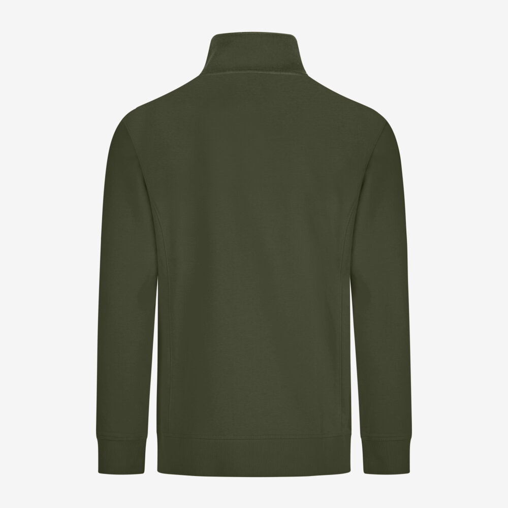 FHB KALLE Sweater zip olijfgroen XL