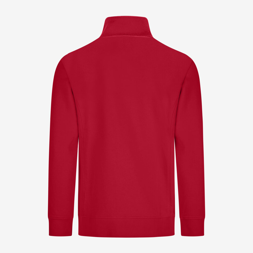 FHB KALLE Sweater zip rood XL