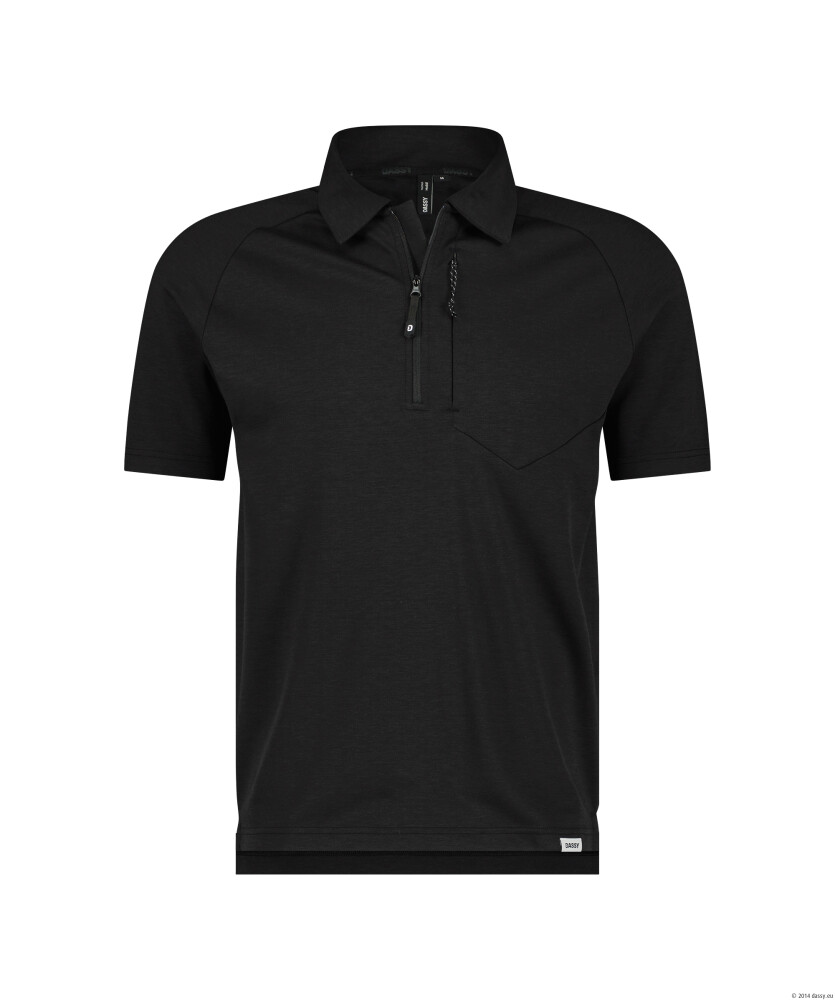 DASSY MADIDI Poloshirt zwart S