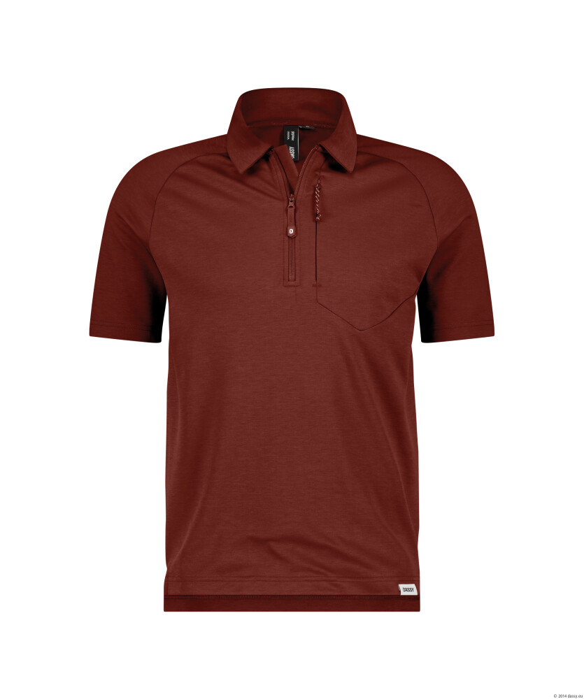 DASSY MADIDI Poloshirt baksteen rood 4XL
