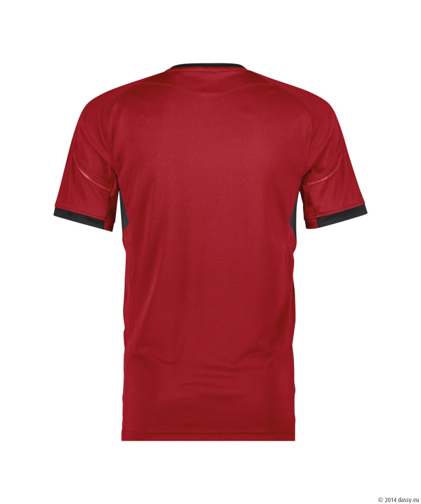 DASSY NEXUS NEXT T-shirt rood/zwart L