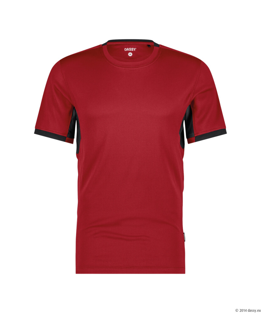 DASSY NEXUS NEXT T-shirt rood/zwart L