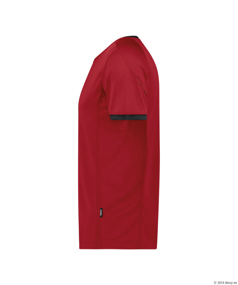 DASSY NEXUS NEXT T-shirt rood/zwart L